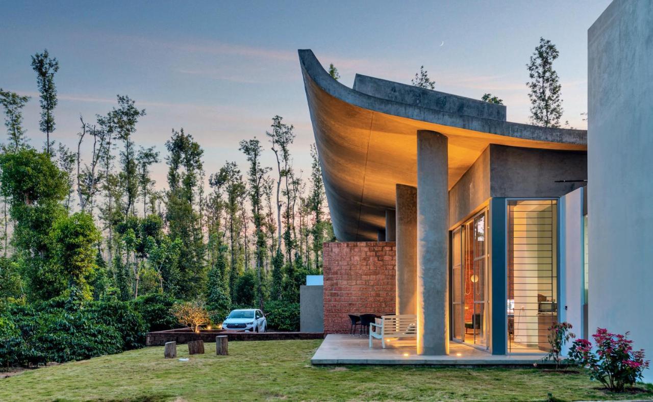 Saffronstays Cafella- A 3-Bdr Elliptical-Roof Villa In Chikmagalur Mudigere Εξωτερικό φωτογραφία